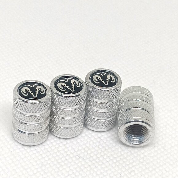 RAM TIRE CAPS UNIVERSAL AIR VALVE STEM CAP 4 INCLUDED PER PACK - Picture 2 of 4